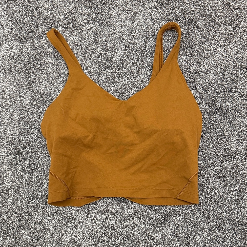 lululemon athletica Brown Crop Top